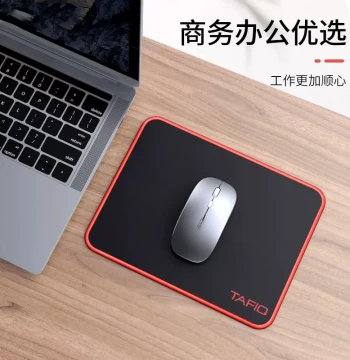 Thickened Minimalist Solid Color Esports Gaming Mouse Pad with Lock Edge Office Retro Black Computer Desk Mat Laptop Home Use