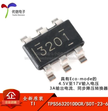 Original Genuine SMD TPS563201DDCR SOT-23-6 Synchronous Buck Converter Chip