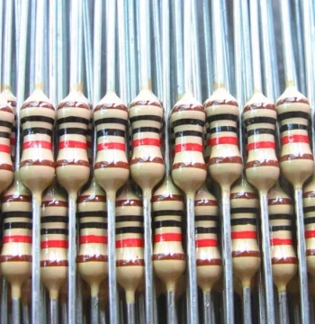 Price for 10 Pieces: 1/4W Beijing 718 Series Low-Temperature Drift Resistors, 1% Metal Film with Thick Copper Leads, 5.1R-5.6k