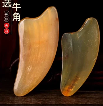 Buffalo Horn Gua Sha Board Facial Full Body Universal Face Scraping Tool Face Beauty Specific Eye Meridian Stick