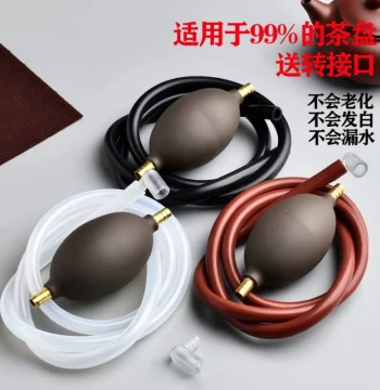 Tea Tray Drain Hose with Water Absorption Ball - Large Diameter Soft Tube for Tea Tables, Kung Fu Tea Sets, and Tea Towels