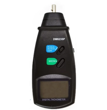 Free Shipping DM6235P Handheld Contact Tachometer Motor Speed Meter Line Speed Tester for Textile