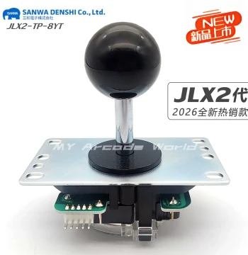 New Sanwa Joystick JLX2-TP-8YT Japan Original Import Street Fighter Fighting Esports Game Arcade Parts