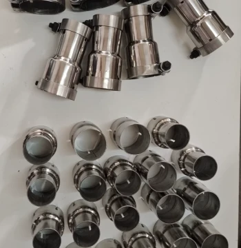 JOKO Car Exhaust Adapter Reducer/Sleeve Connector Stainless Steel Exhaust Pipe Modification Accessory Clamp Joint Socket
