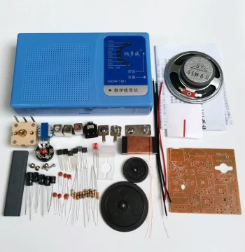 Radio Kit DIY Assembly Parts, Teaching Soldering Practice Electronic Components Training Materials