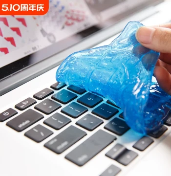 Keyboard Cleaning Slime, Cleaning Soft Gel, Computer Laptop Mechanical Dust Removal Sticky Glue Wiper, Dust Suction Tool Stain Removal Dusting Set