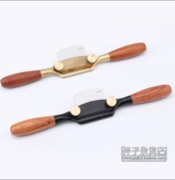 LUBAN European Style Flat Bottom Brass Bird Plane, Western Metal Woodworking Plane, Round Plane, Compass Plane, Curve Plane