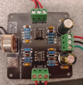 B-049 Preamp Board – Preamplifier Circuit Board with Terminal Blocks, Tiger 180 Design