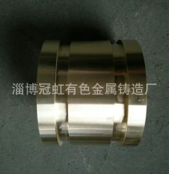 Bronze Shaft Bushings, Multi-Specification Large Lubricated Bearing Bushings, Centrifugally Cast Oil-Free Bronze Sleeves and Bushing Blanks