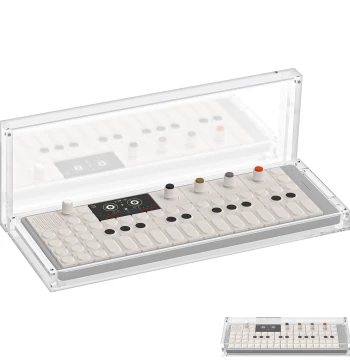 Geekria Acrylic Protective Case for Teenage Engineering OP-1 Synthesizer