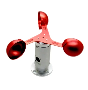 Garden Three-Cup Anemometer Wind Direction Instrument Aluminum Alloy Wind Cup Weather Monitoring Wind Speed Meter Small Wind Vane
