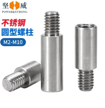 303 Stainless Steel Single-Head Round Standoff Single-Pass Case Motherboard Screw Spacer Isolator M3 M4 M5 M6 M10