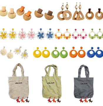 Straw Earrings