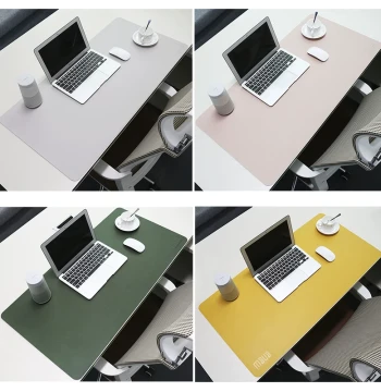 BUBM Large Mouse Pad Desk Mat Extra Large Female Instagram Style Desktop Computer Keyboard Pad Office Desk Pad Simple Non-Slip Waterproof Stain-Resistant Mouse Pad Custom Made