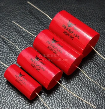 Crossover MKP Non-Polar Capacitor 250V Axial MKT Audiophile Grade HIFI for Tweeter and Midrange 1.8/2.5/8.2UF