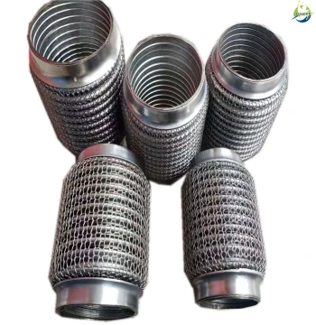 Suitable for Car Exhaust Flexible Connection Three-Way Catalytic Flexible Mesh, Audi BMW Mercedes Modification Shock-Absorbing Stainless Steel Thick