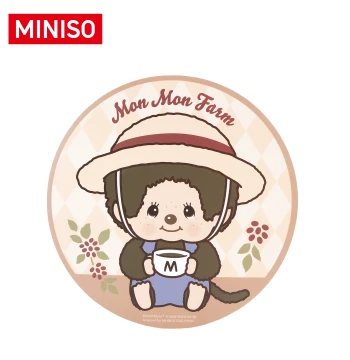 MINISO Moe Moe Coffee Farm Series Mouse Pad, Cute Cartoon Portable Mini Fun Kawaii Character Personalized Desk Mat