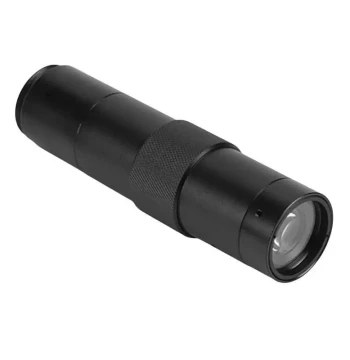 Microscope Lens 130x Zoom Connection Lens with Long Working Distance and Dust-Proof Glass