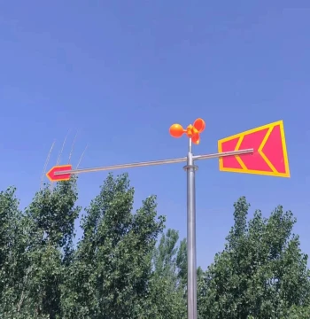 Metal New Glow-in-the-Dark Spiral Propeller Wind Vane Reflective Standard Security Environmental Assessment Stainless Steel Outdoor Anemometer