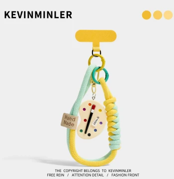 KEVINMINLER Original Palette Phone Strap Charm Anti-Lost Lanyard Keychain Detachable Portable Accessory