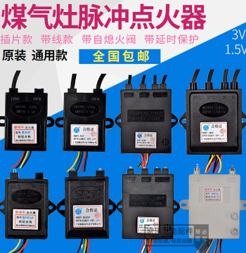 Gas Stove Pulse Igniter Universal Burner Gas Cooktop Electronic Spark Igniter Thermocouple Assembly Controller