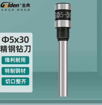 Rivet Tube Binding Machine Drill Head 5x30mm Hollow Bit for Financial Voucher Binding