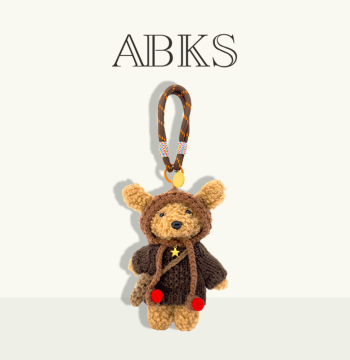 Plush Doll Bag Charm Handmade Cute Backpack Ornament