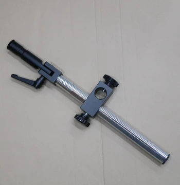 Electronic Video Microscope with 25/32MM Universal Stand, Swing Arm, Lift Table, and 360-Degree Rotating Bracket