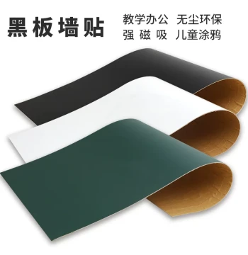 2.5MM Thickness Blackboard Wall Sticker Soft Whiteboard Writing Board Teaching Green Board Home Children Eco-friendly Graffiti Erasable Magnetic Message Board Self-adhesive Wall Office Training Magnetic Removable Whiteboard Blackboard Wall