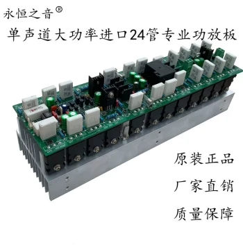 Eternal Sound Original Mono Channel Home Stage Professional High-Power Amplifier Board 24 Toshiba Transistors 1500W