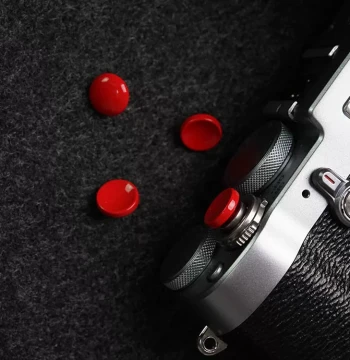 MrStone Red Dot x100vi Camera Shutter Button Compatible with Fuji Buttons xt30 xt50 xm5 Q3 Accessories