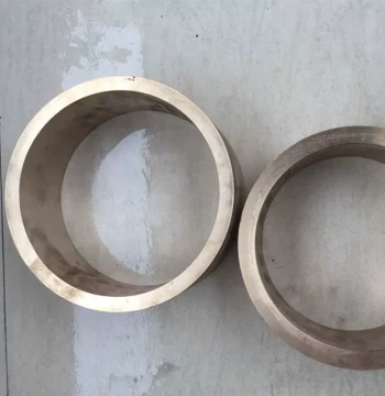 Flanged Wear-Resistant Copper Bushing Machining, Custom Drawing Copper Bearing Casting, Yellow Liner, Chongqing Manufacturer Centrifugal Casting