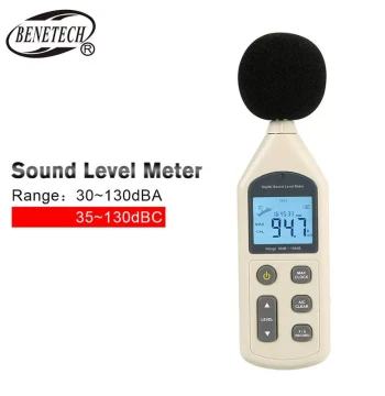 GM1356 Noise Meter Sound Decibel Tester High-Precision Professional Sound Level Meter for Home Use