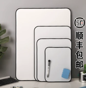 Soft-Edge Magnetic Whiteboard with Stand: Double-Sided Erasable Board for Home, Kids, or Office Use; Wall-Mountable or Desktop Mini Memo Board