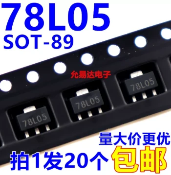 78L05 SOT-89 Surface-Mount Three-Terminal Voltage Regulator Brand New Original [20 Pieces]
