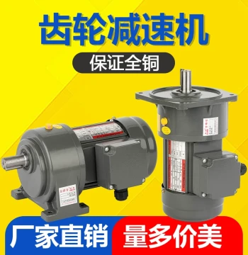 Three-Phase 380V Gear Reduction Motor Horizontal VFD Adjustable Speed Gear Motor 200W 400W 750W 1500W