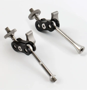 Mini Magic Arm with 1/4" Male-Female Dual-Head Universal Bracket, Compatible with OSMO 360/GoPro Adapters