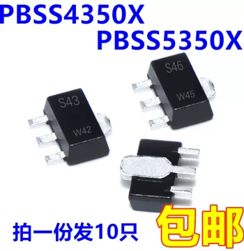 New Transistor PBSS4350X Marking S43 PBSS5350X Marking S46 SOT-89 (10 Pieces)