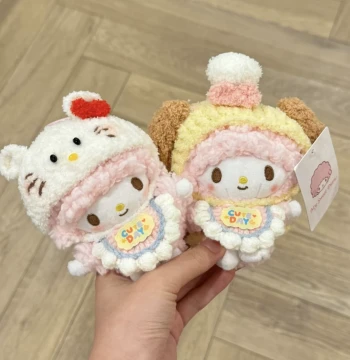 Plush Bag Charm Cute Sheep Keychain Stuffed Toy Gift
