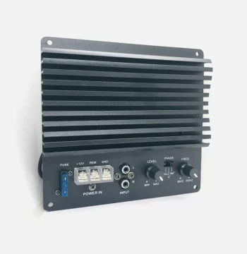 Free Shipping W100 Exposed Voice Coil 8-inch 10-inch 12V Car Trapezoidal Box High-Power Push-Pull Subwoofer Amplifier Board
