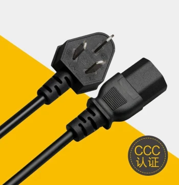 Universal 3-Core Power Cord with IEC C13 Connector for Electric Cooking Pots, Rice Cookers, Kettles, and Herbal Boilers