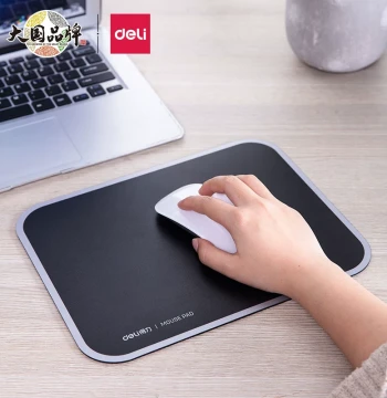 Deli Mouse Pad – Resin Rubber Non-Slip Comfortable Wrist Support for Home and Office Use, Gaming and Students, Extra-Large Mouse Pad