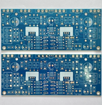 Mono Channel 300W Amplifier Board 1943+5200 High Power Toshiba Pair Transistor Post-Stage PCB Bare Board Price for a Pair