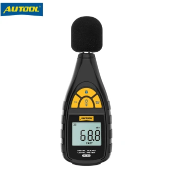 AUTOOL Automotive Noise Tester - Handheld Decibel Meter for Home and Vehicle Sound Detection
