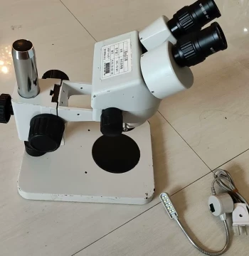 Used Sunny HGO Continuous Zoom Stereo Microscope 7~45x Continuous Zoom for Mobile Phone Motherboard Repair etc.
