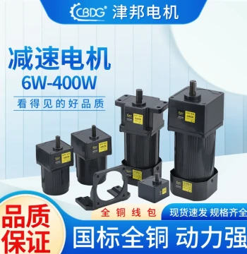 Jinbang Speed Control Motor 6W-400W 120W Gear Reduction Motor, Equipped with Speed Controller, Pure Copper Wire Coil, Manufacturer 220V CBDG