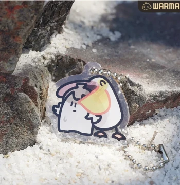 Acrylic Keychain Woyu Little Bird Design