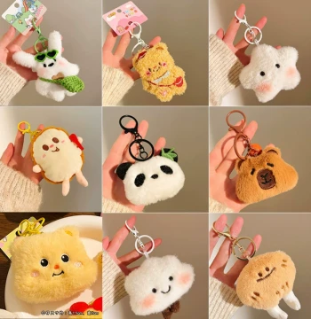 Plush Doll Mini Pendant Wedding Figure Keychain Gift