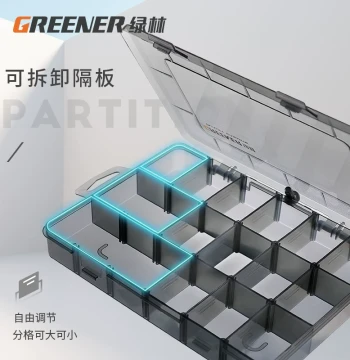 Gundam Parts Storage Box for Model Toys, Building Blocks, Watches, Nuts, Screws, Small Parts Organizer, Material Sorting Box