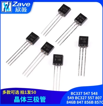 Crystal Transistor BC337 547 548 549 BC327 557 807 846B 847 856B 857C